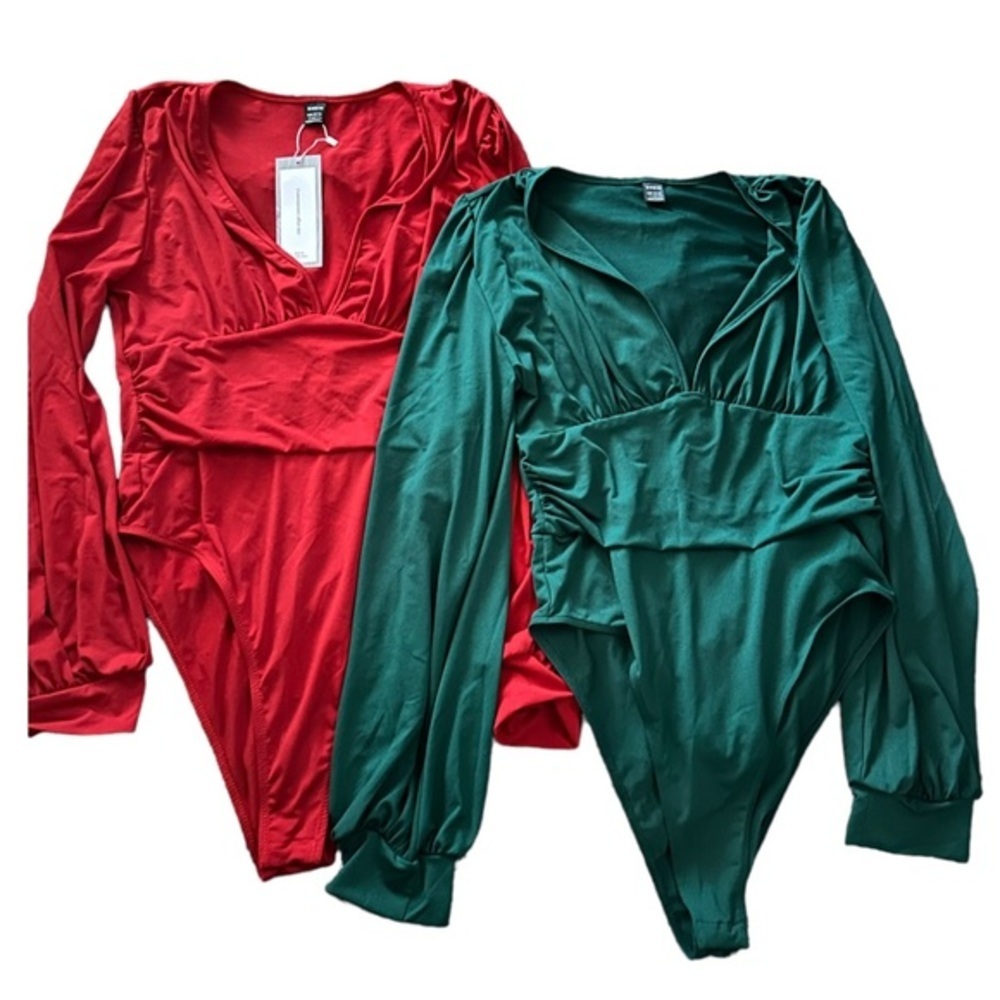 Shein 2 pcs set body suit size L